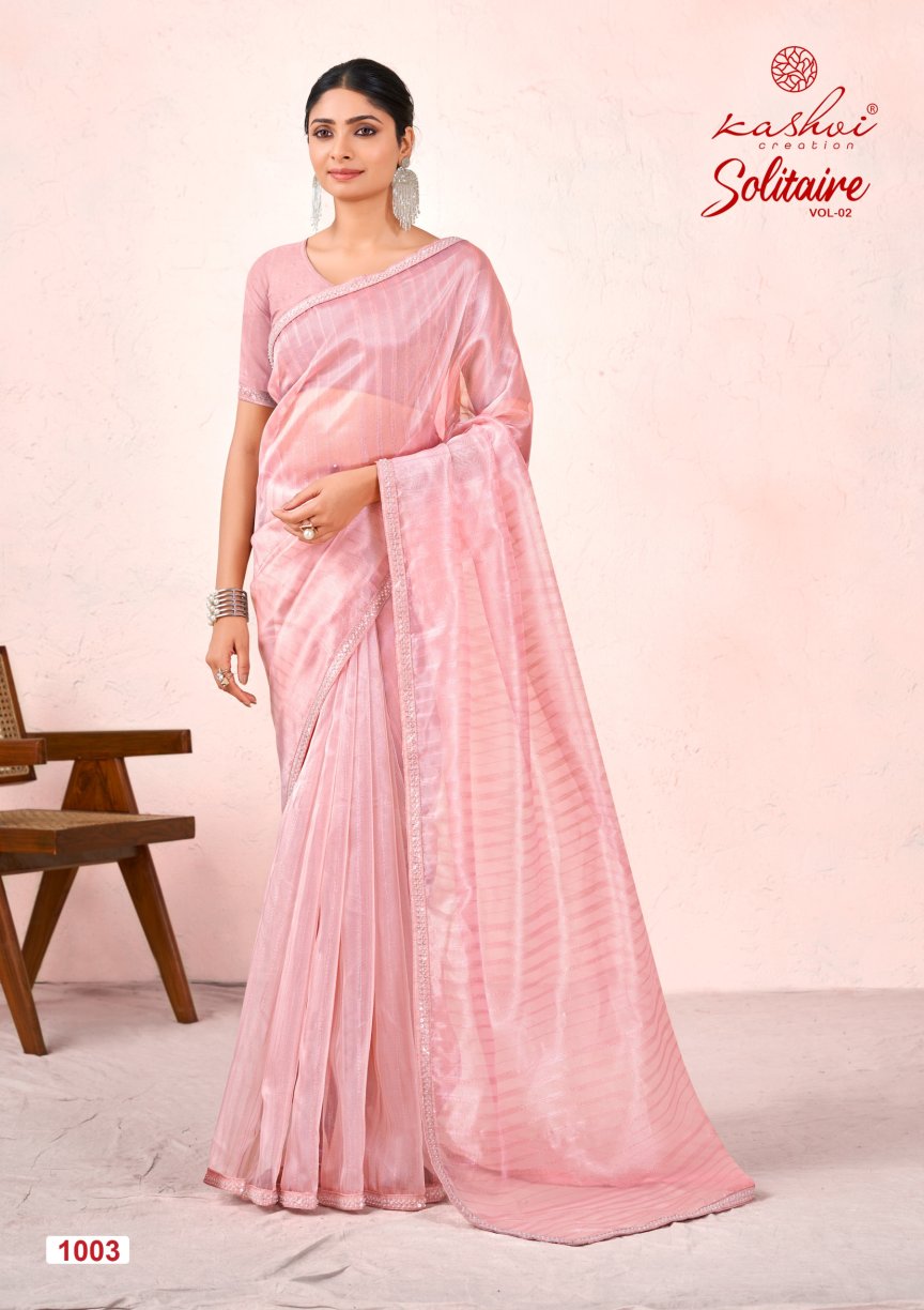 Organza Silk With Cut Work Saree