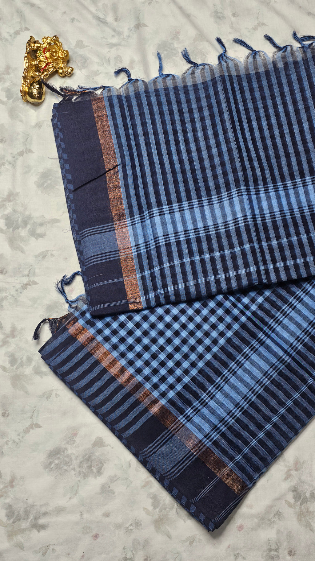 Pure Chettinad Cotton Saree – Handwoven Elegance from Tamil Nadu