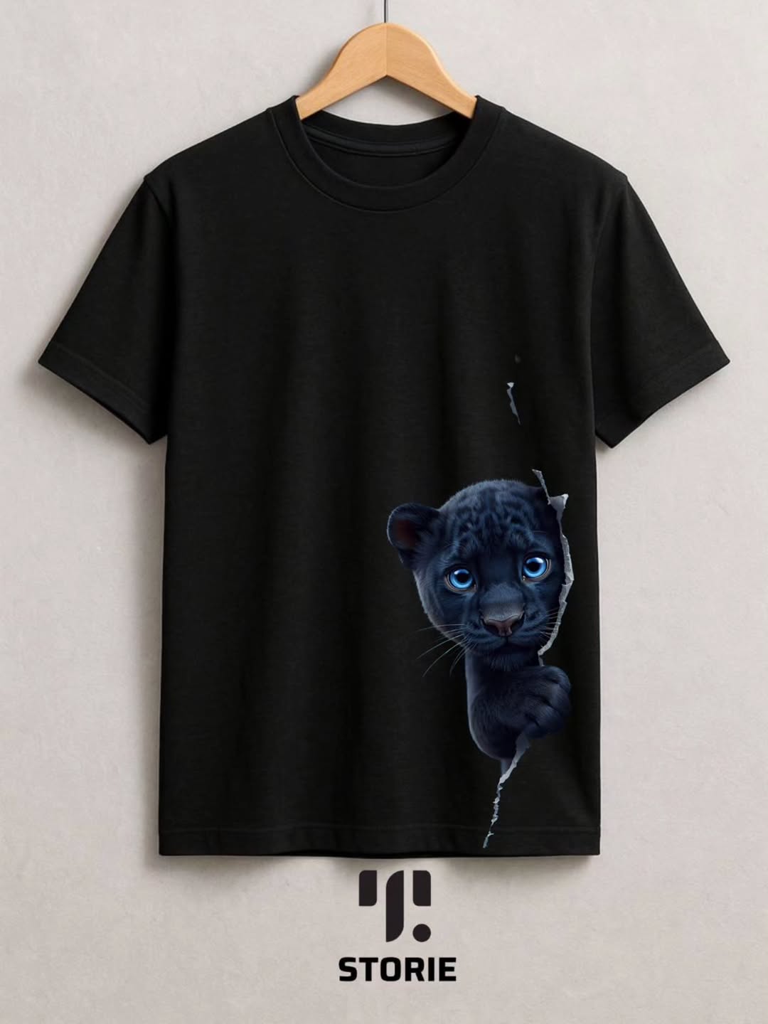 Black Panther Peekaboo Graphic T-Shirt | Trendy Unisex Tee