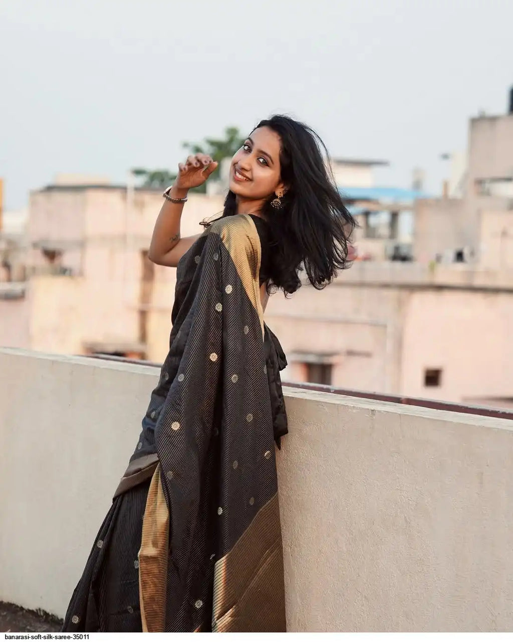 Briliant Banarasi Soft Silk Saree