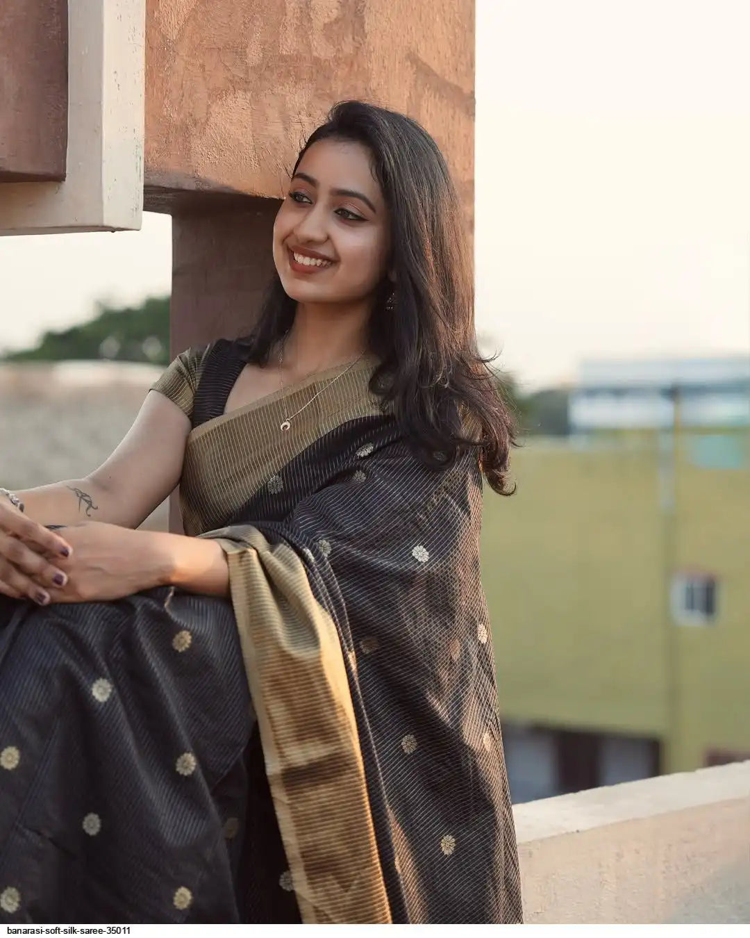 Briliant Banarasi Soft Silk Saree