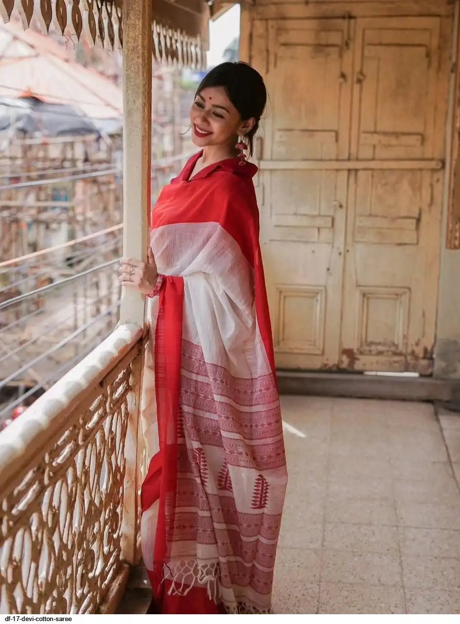 Bengali Traditional Cotton Saree